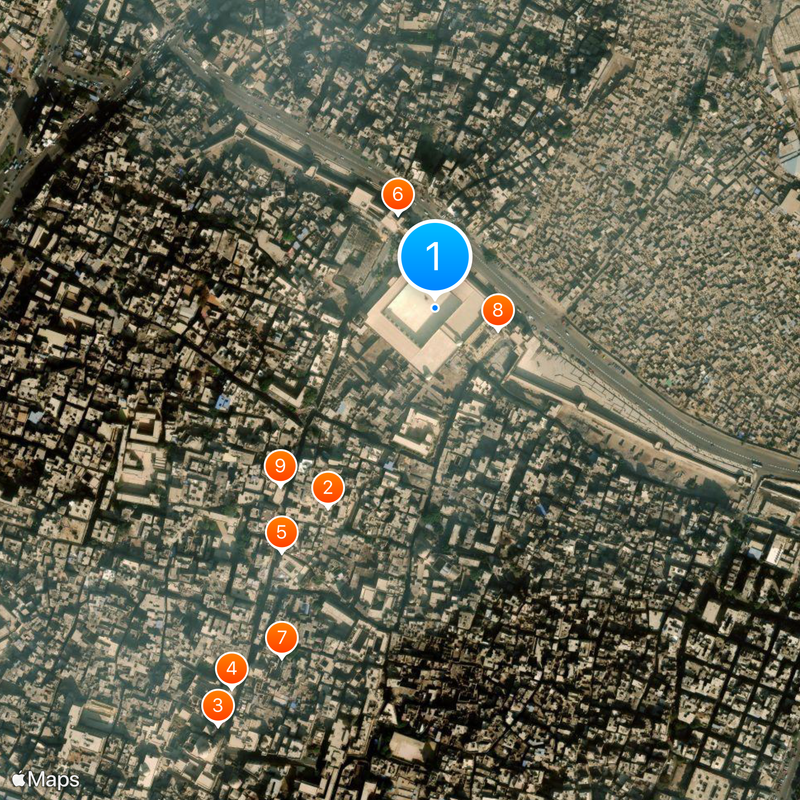Al-Hakim Mosque Map