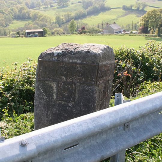 Milestone, Colhayne, 100m W of small lay-by nr Colhayne Cottages, just before a downhill bend