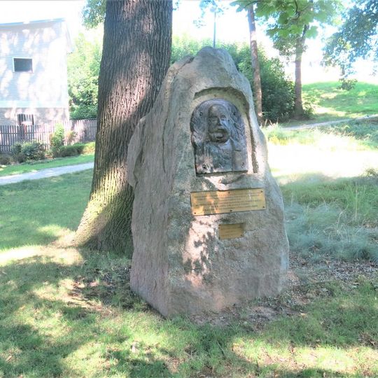 Pomník Františka Josefa I. v městském parku v Hrádku nad Nisou