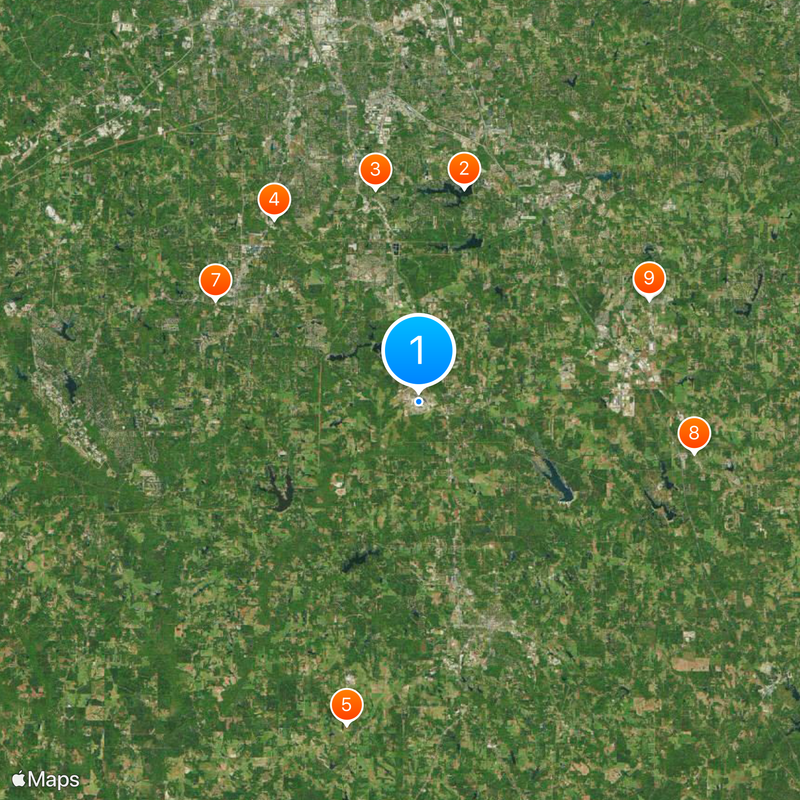 Atlanta Motor Speedway Kaart