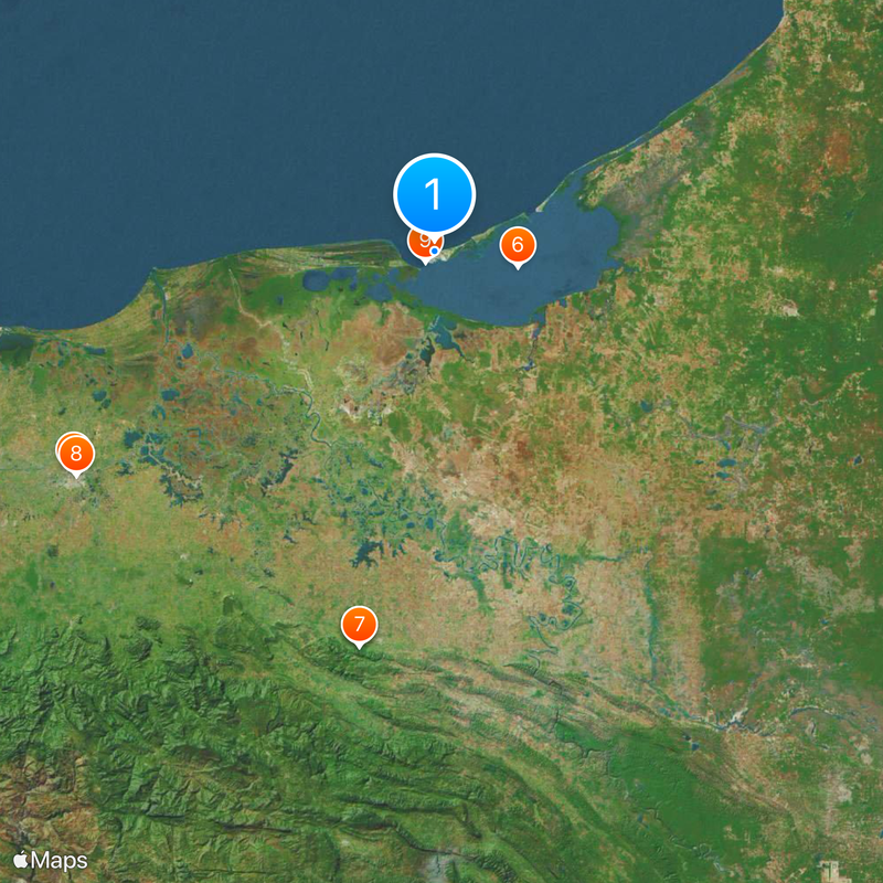 Ciudad del Carmen Map
