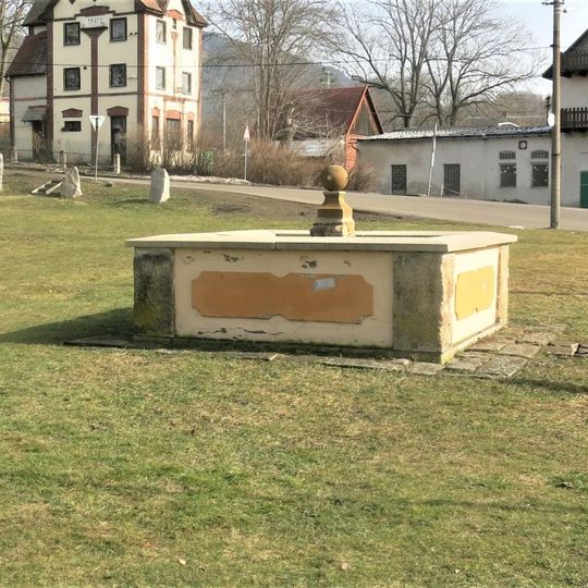 Kašna na návsi v Křižanech