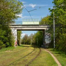 Bridge of Zetor siding over tram track