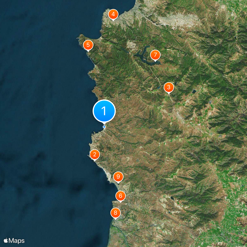 San Alfonso del Mar Map