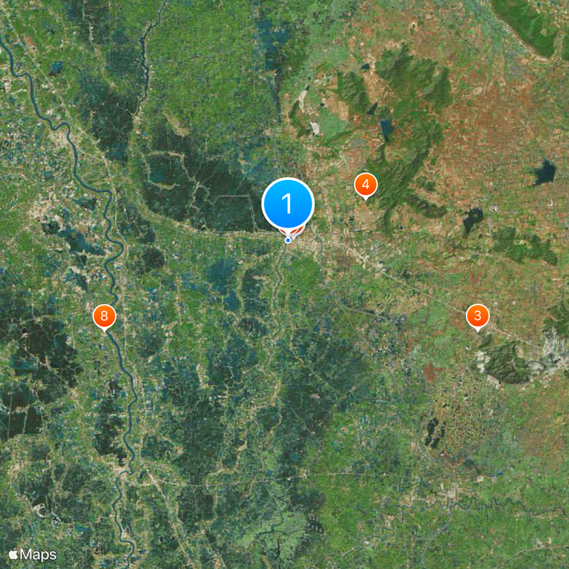 King Narai's Palace Map