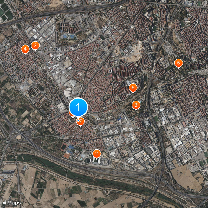 Cornellá de Llobregat Mapa