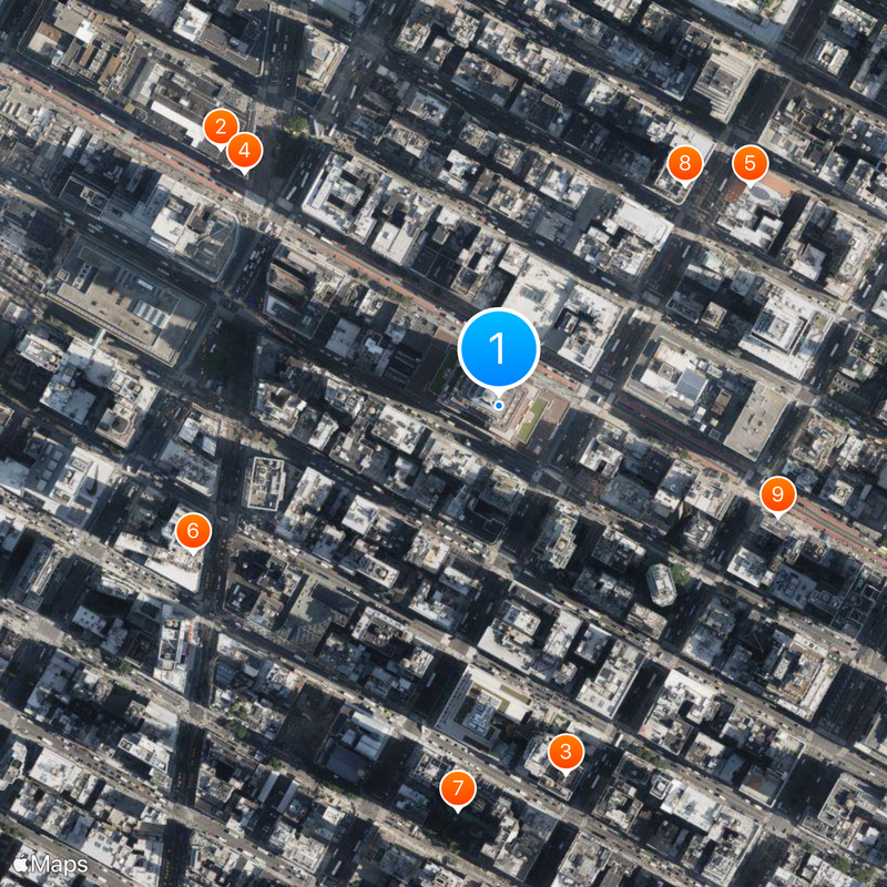 Empire State Building Karte