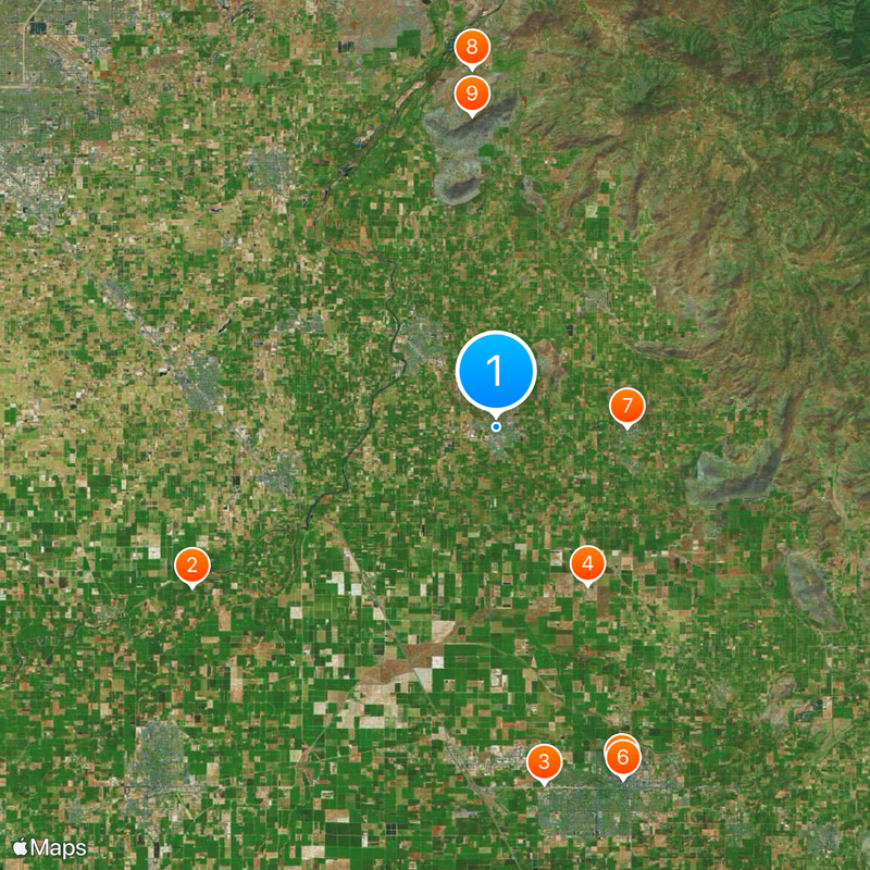 Dinuba Map