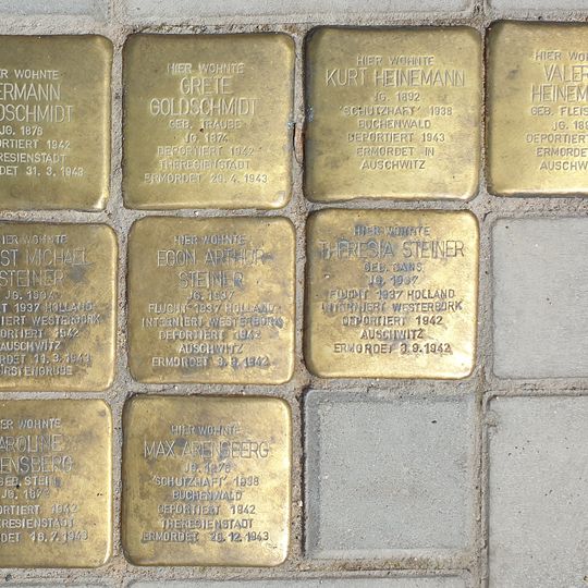 Stolperstein à la mémoire de Ernst Michael Steiner