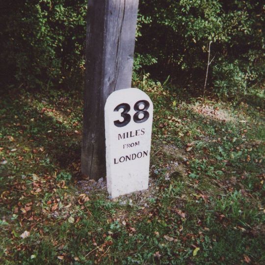 Milestone, Worthing Road, S of A24/B2237 roundabout
