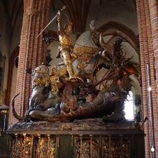 Saint George and the Dragon in Storkyrkan