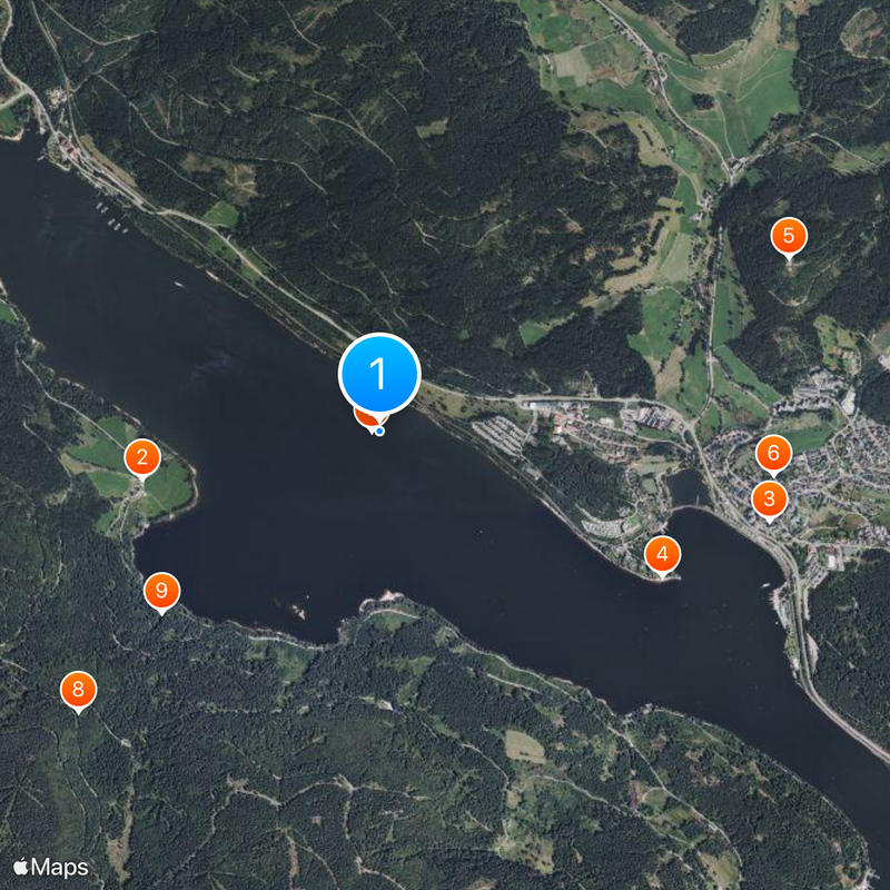 Lago Schluch Mapa