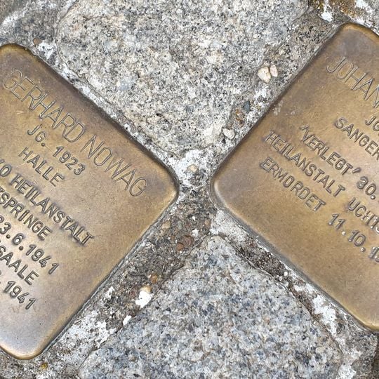 Stolperstein en memoria de Gerhard Nowag
