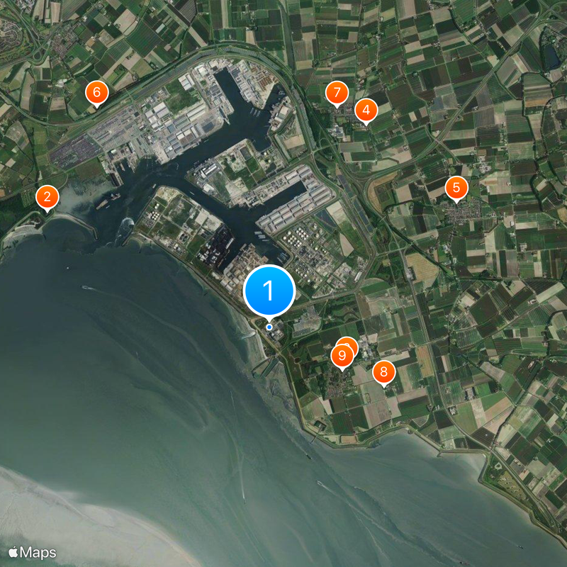 Borssele Nuclear Power Station Map