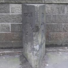 Milestone, New Hey Road, by No. 351, opp. Spotted Cow PH, Salendine Nook