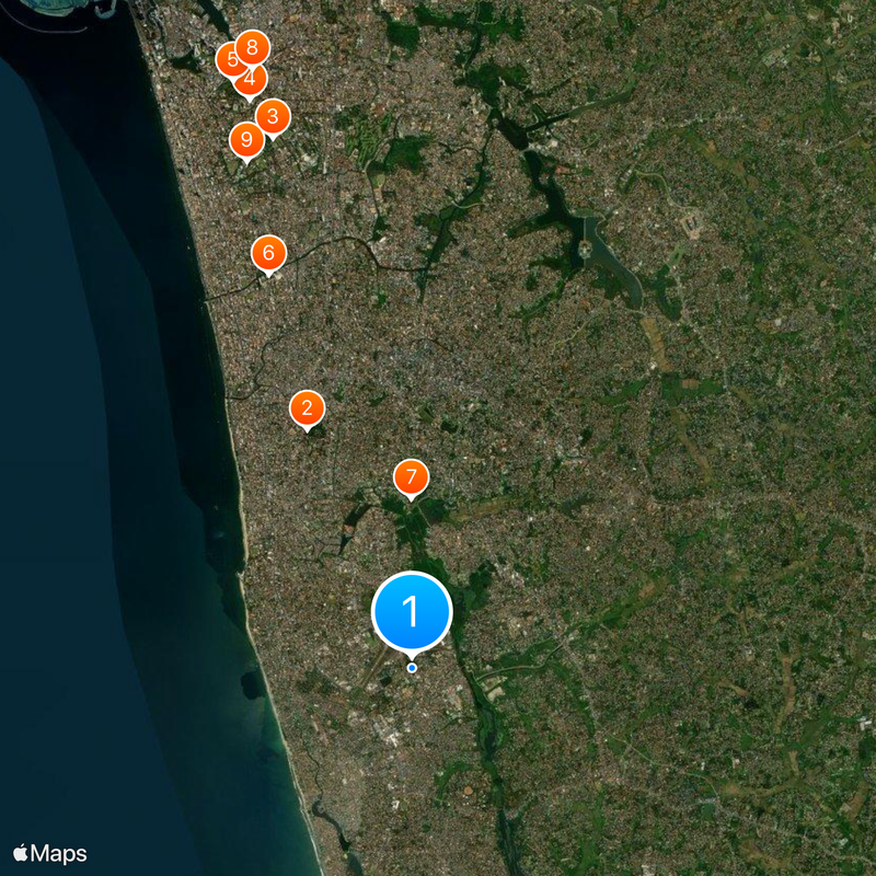 General Sir John Kotelawala Defence University Map