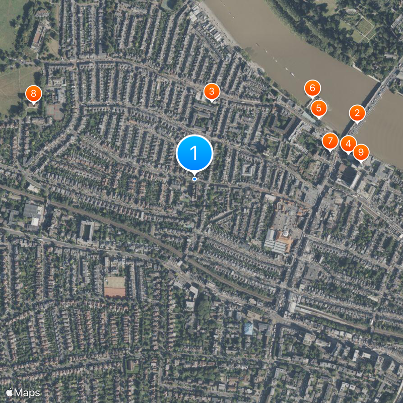 Putney Mapa