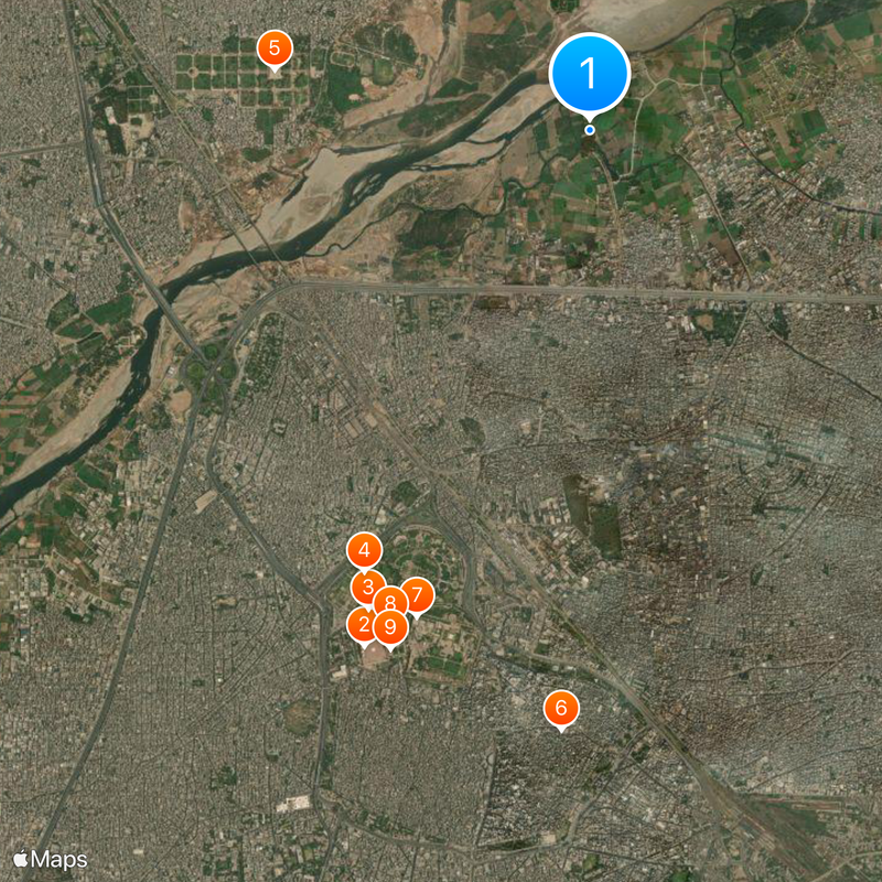 Ravi Riverfront Urban Development Project Mappa