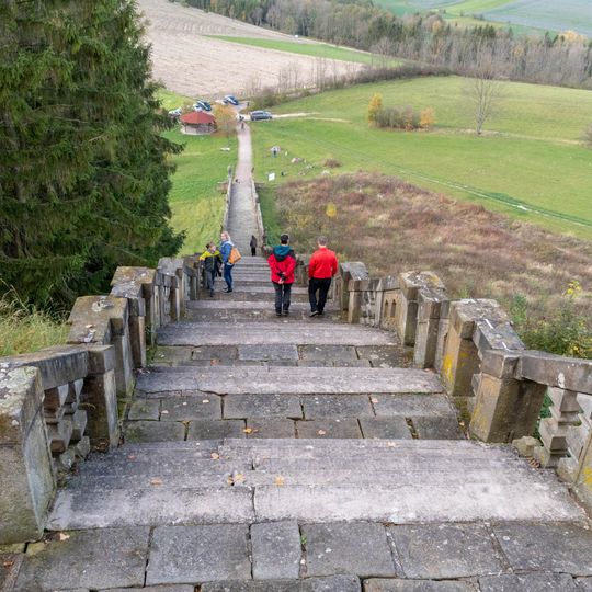 Schodiště s balustrádou