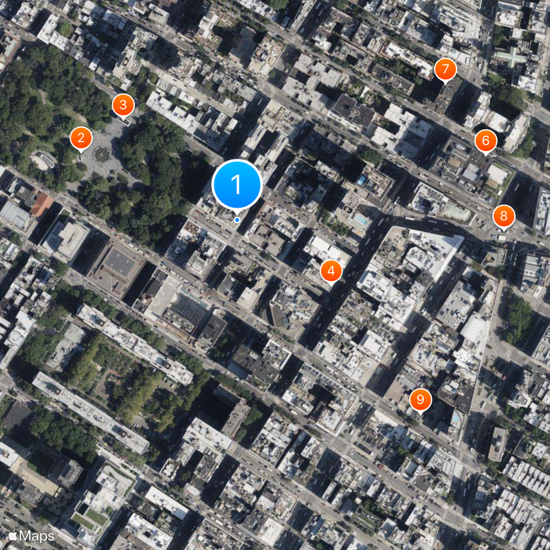 Brown Building Carte