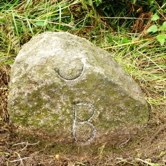 Parish Boundary Stone 280 Metres To North West Of Taylor Shop