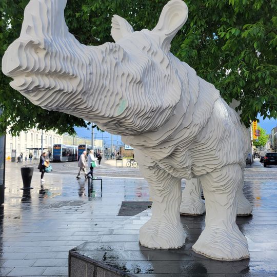 "White Rhinoceros" by Michel Audiard