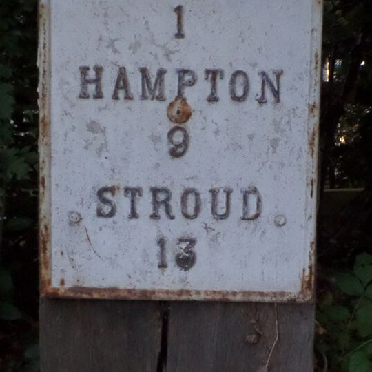 Milepost, by "Bailey Lodge" opp. Deer Park School