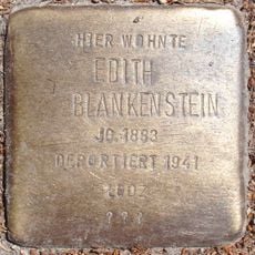 Stolperstein en memoria de Edith Blankenstein