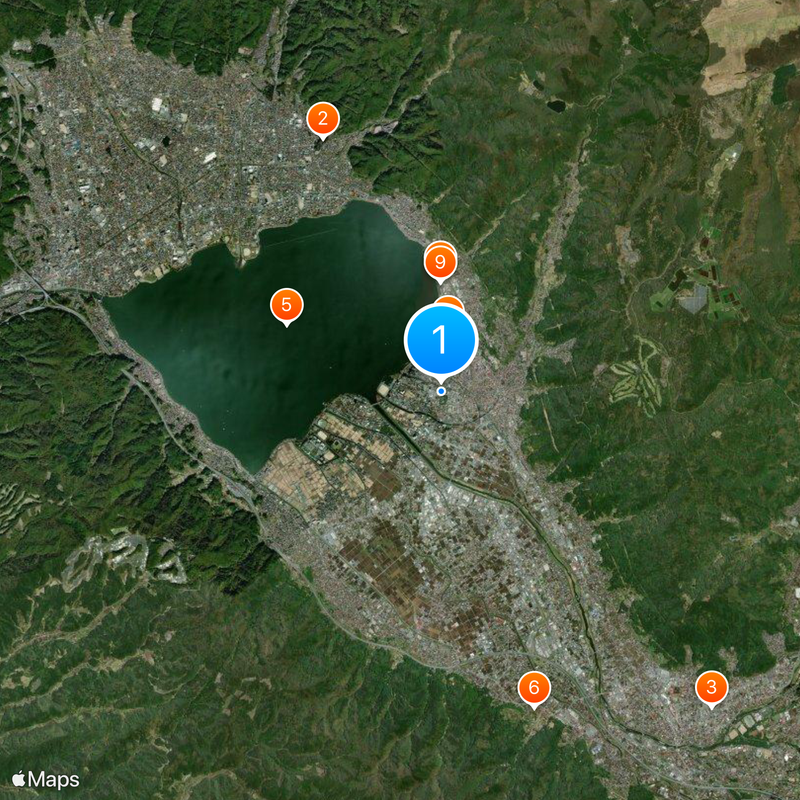 Takashima Castle Mapa