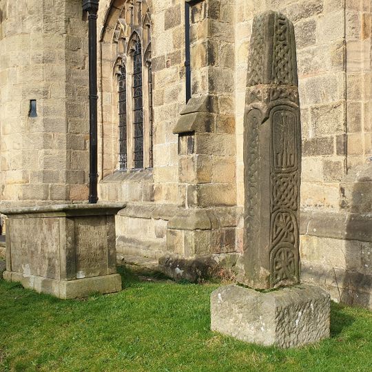 Anglian high cross in the churchyard of St Peter's Church
