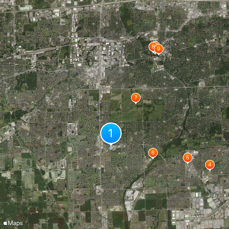 Neuqua Valley High School Map