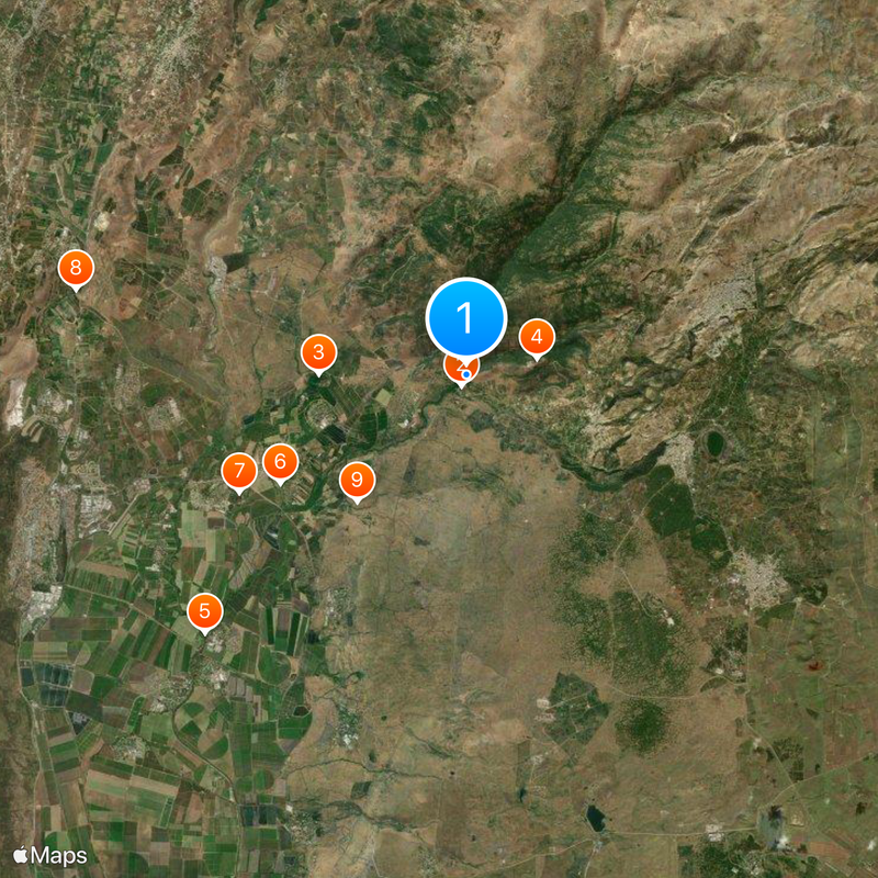 Banias Map
