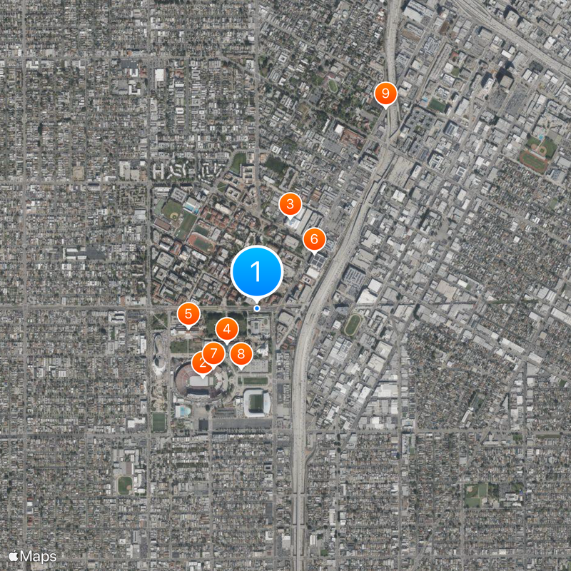 USC Gould School of Law Map