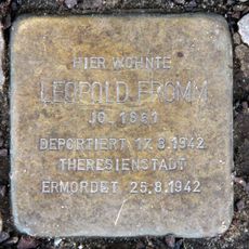 Stolperstein dedicated to Leopold Fromm