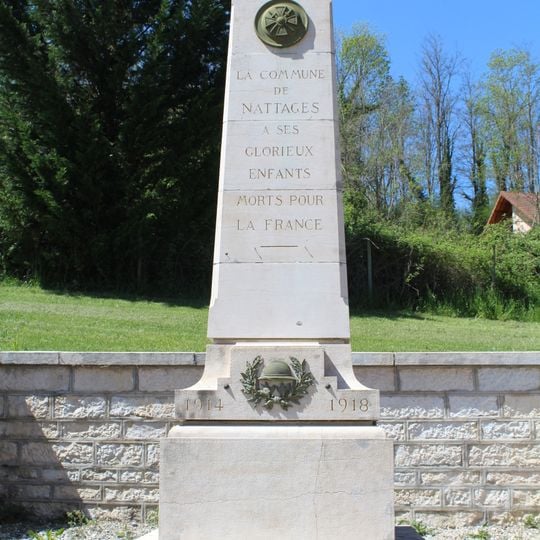 War memorial of Nattages