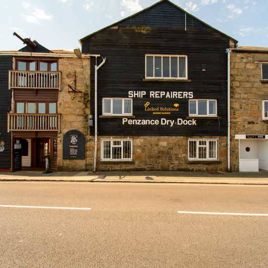 Store At Penzance Shipyard Immediately South Of Dry Dock