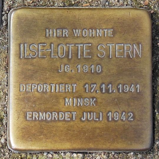 Stolperstein en memoria de Ilse-Lotte Stern