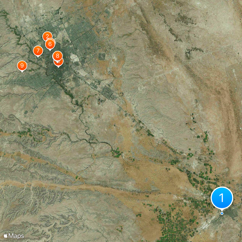 Al-Yamama Map