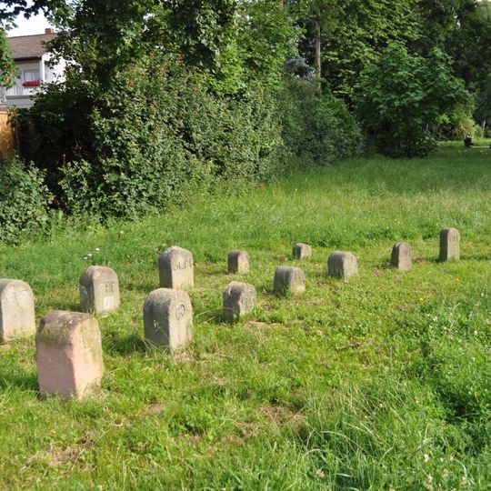 Parkanlage Mühlgrund, Grenzsteine