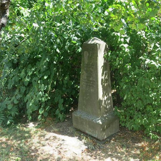 Pomník padlým 29.6.1866 v Markově ulici v Jičíně