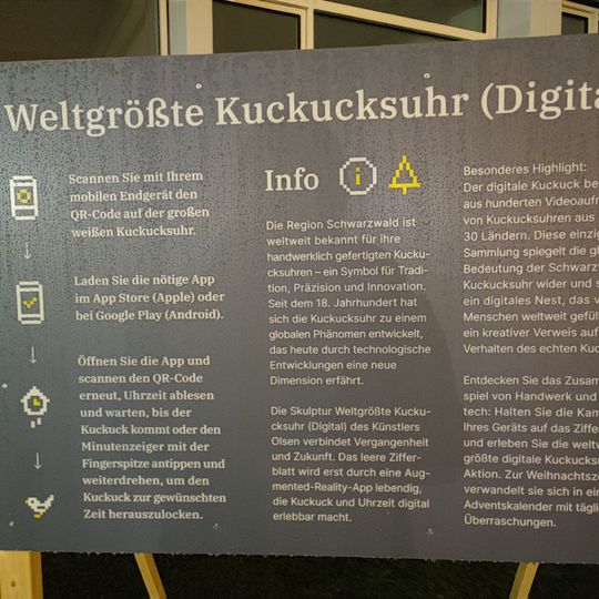 Weltgrößte Kuckucksuhr