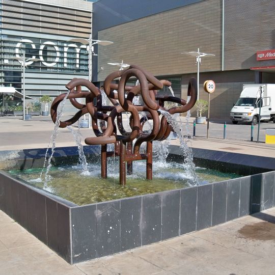 Fuente del hotel Barceló Málaga