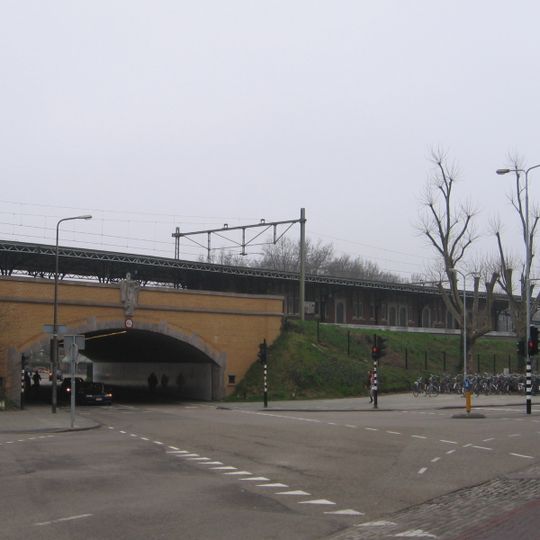 Tunnel near railway station Weert