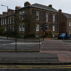 Number 18 And Gate And Area Railings