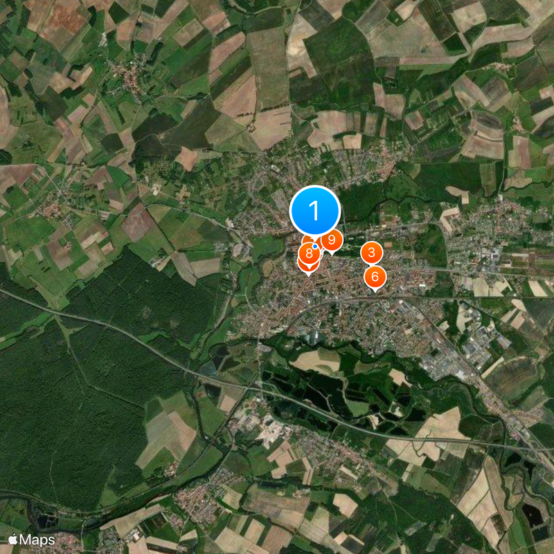 Castello di Lunéville Mappa