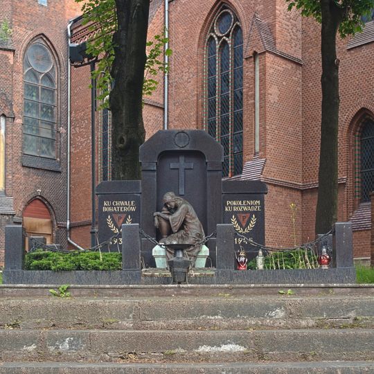 Pomnik – grób zbiorowy ofiar obozów w Auschwitz i Ravensbrück