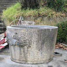 Fountain with Fish Relief