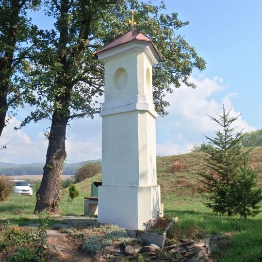 Boží muka v Babicích u rybníka