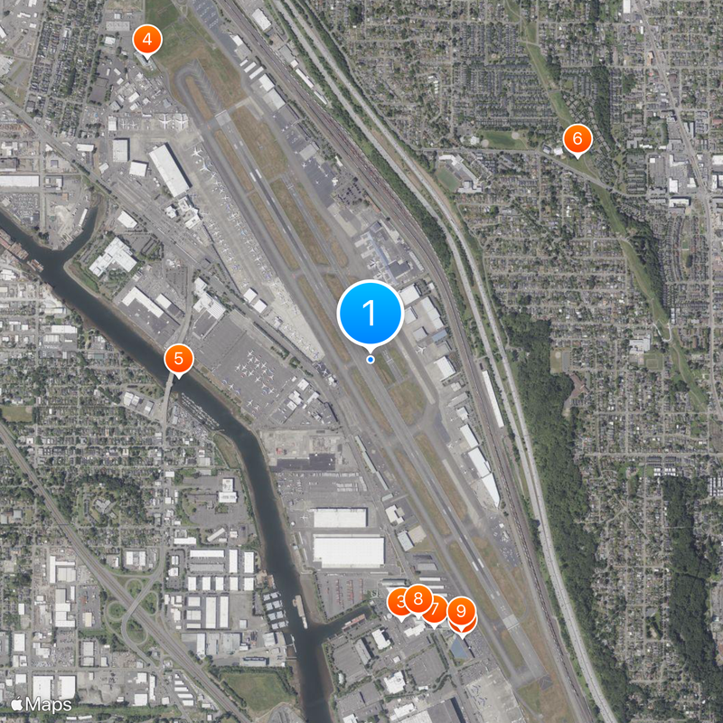 Boeing Field Map