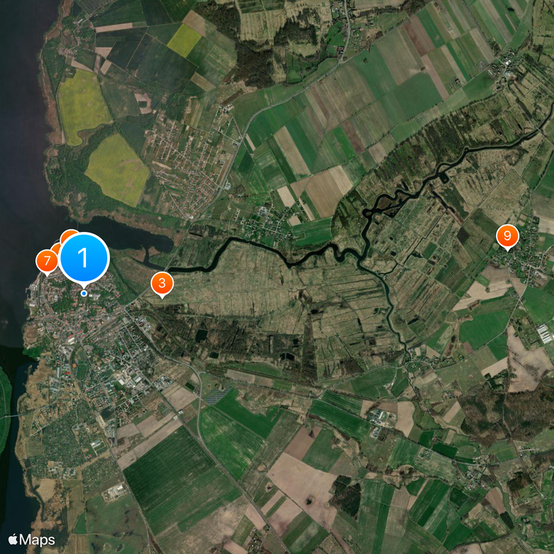 Kamień Pomorski Map